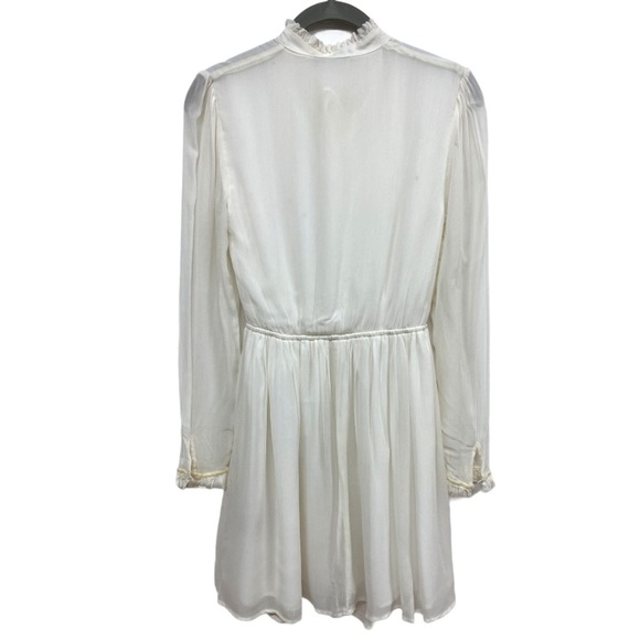 Free People X Third Form Off White Cottagecore Mini Ruffle Dress - Picture 2 of 3